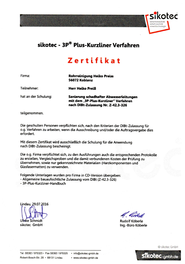 Sikotec_Zertifikat_Heiko_Preiss